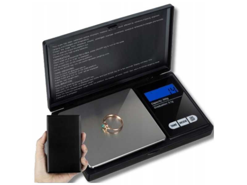 Waga jubilerska dokładna elektroniczna precyzyjna lcd 200g 0,01g mini