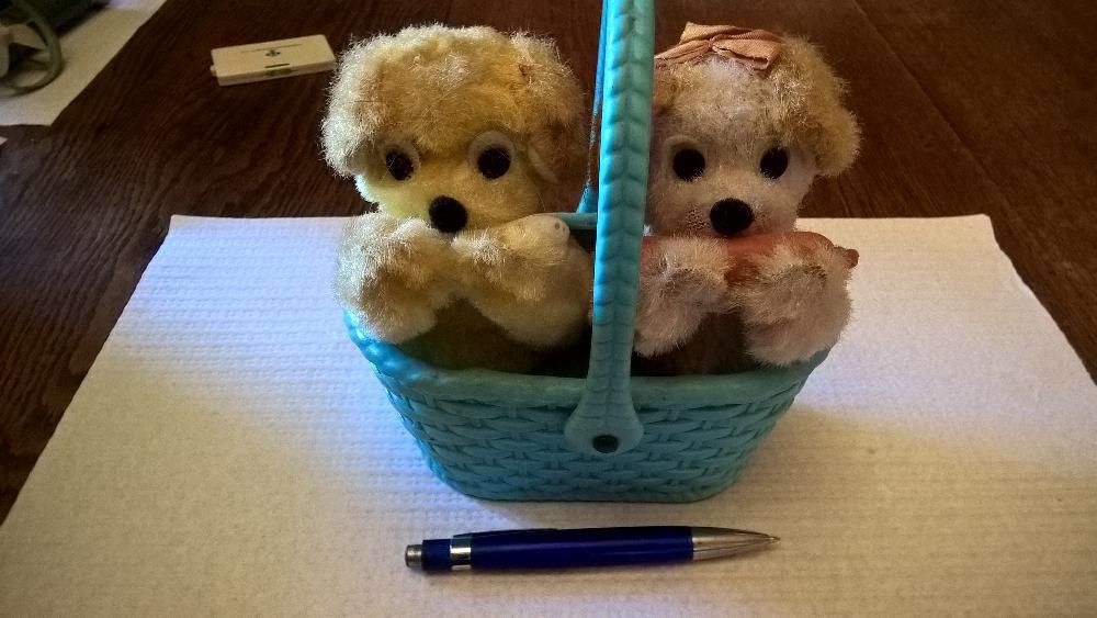 Brinquedo com corda cesto com cães64751450357121120