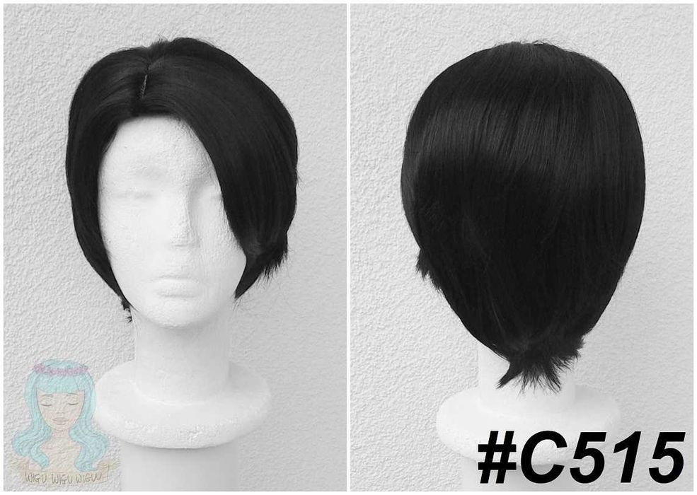 Jinu Saja Kpop Demon Hunters cosplay wig peruka czarna męska krótka