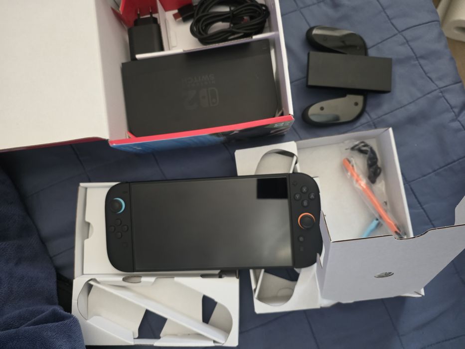 Nintendo switch 2 em estado impecável 4 meses de uso completo