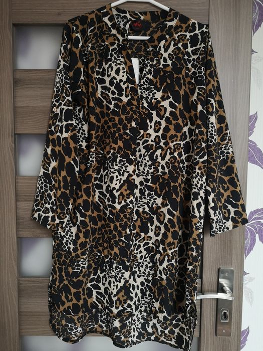 Nowa tunika Sukienka panterka na M L XL
