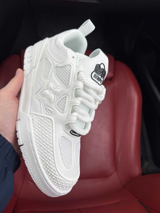 (ОПЛАТА ПІСЛЯ ОГЛЯДУ)Louis Vuitton Skate All White Луї Вітони Скейт