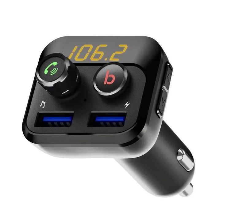 FM-трансмиттер Grand-X 98GRX Bluetooth V5.0, MicroSD, 2USB , MegaBass