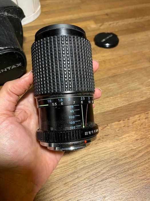 Pentax MG com Lentes 50mm e 75-150mm - Kit Fotografia Analógica