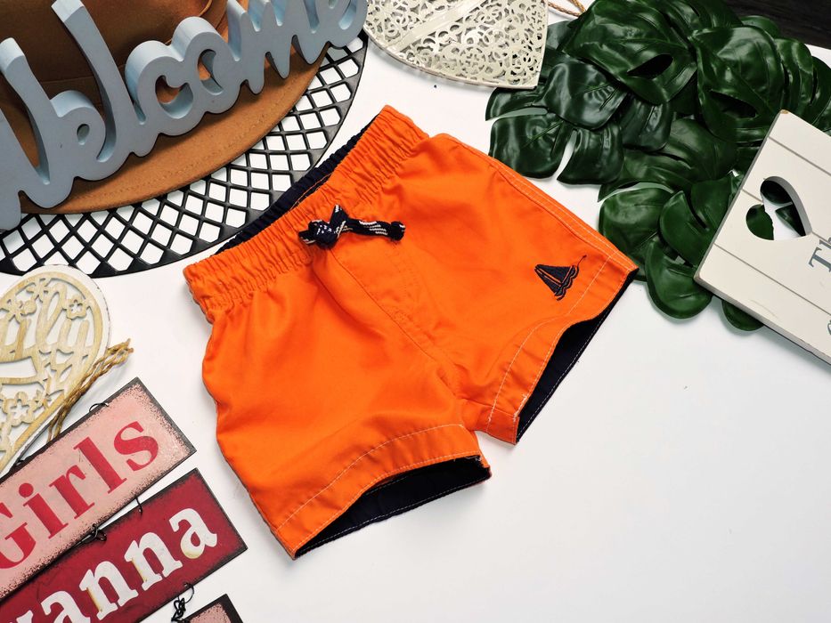 Rebel - letnie szorty neon , łódka r 80