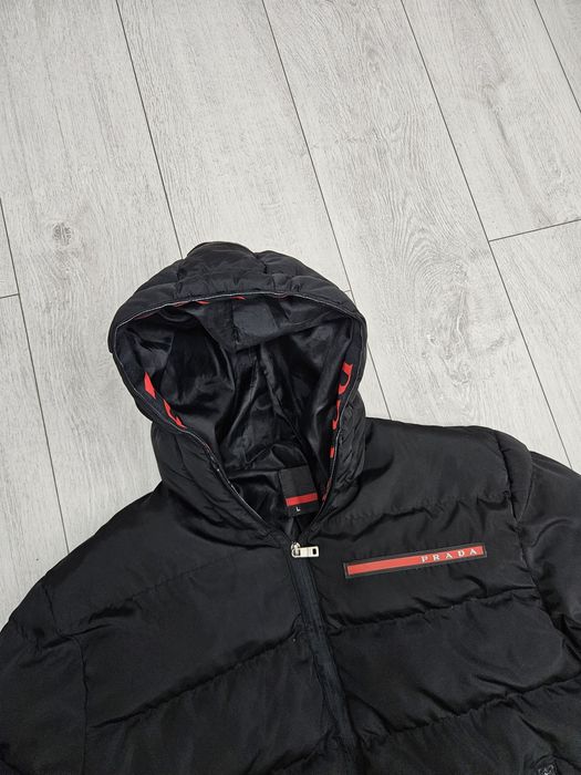 Prada kurtka pikowana ocieplana zimowa