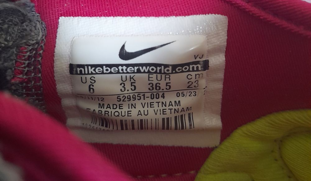 Кросівки Nike Lunarlon для спорту, оригінал, розмір 36,5