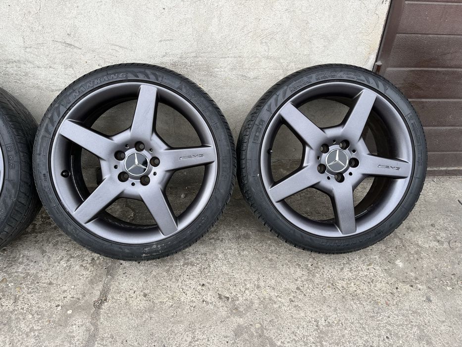 (302)Koła, Felgi 5x112 18” Mercedes SLK, AMG itd, Grafitowe