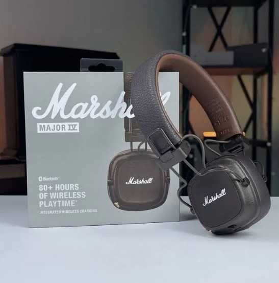 Наушники беспроводные Marshall Major IV 80 часов автономно оригинал BT