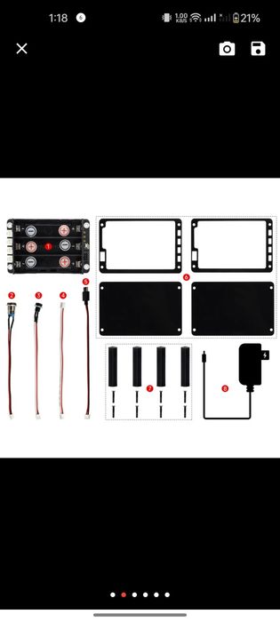 UPS для Raspberry Pi 4B, 5 / ДБЖ / Безперебійне живлення
