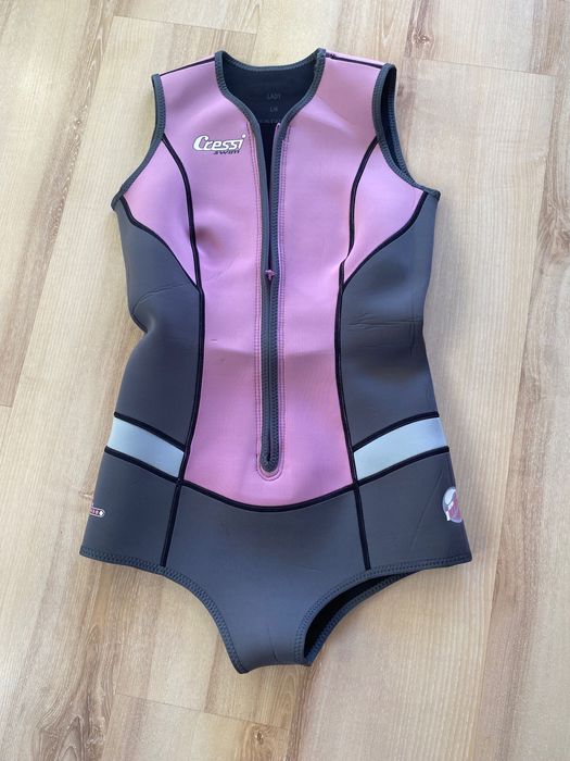 Cressi. Strój kąpielowy Lady z neoprenu o grubości 2mm ,Różowy ,L