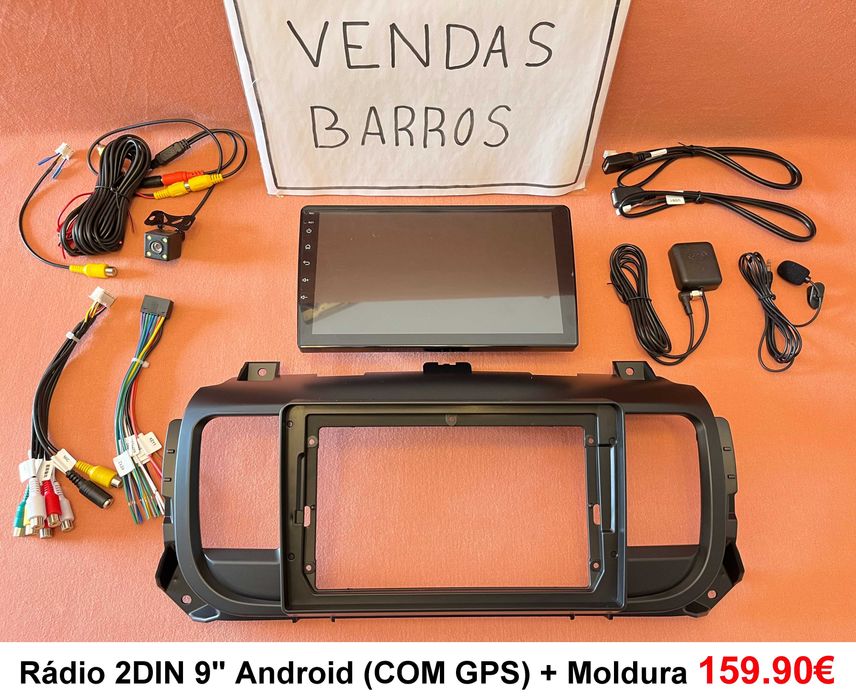 Rádio 2DIN • Jumpy/SpaceTourer • Expert/Traveller • (4/64GB) Android