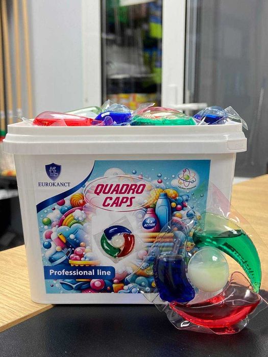 Капсули для прання Eurokanct 50шт подушечки 4в1 Гель