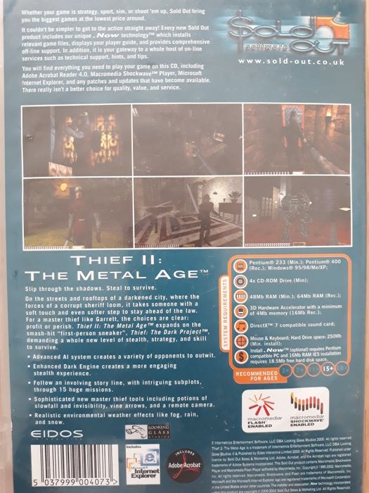 Jogo PC CD ROM Thief 2