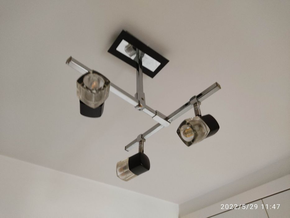 Conjunto quatro candeeiros para lâmpadas G9