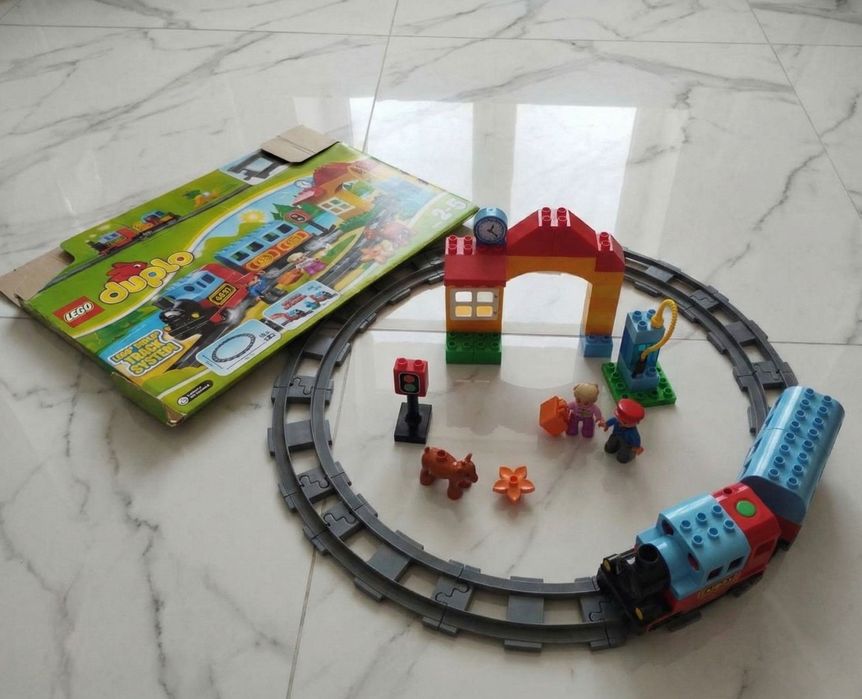 Lego лего duplo + панель «мій перший потяг» поїзд паровозик станція