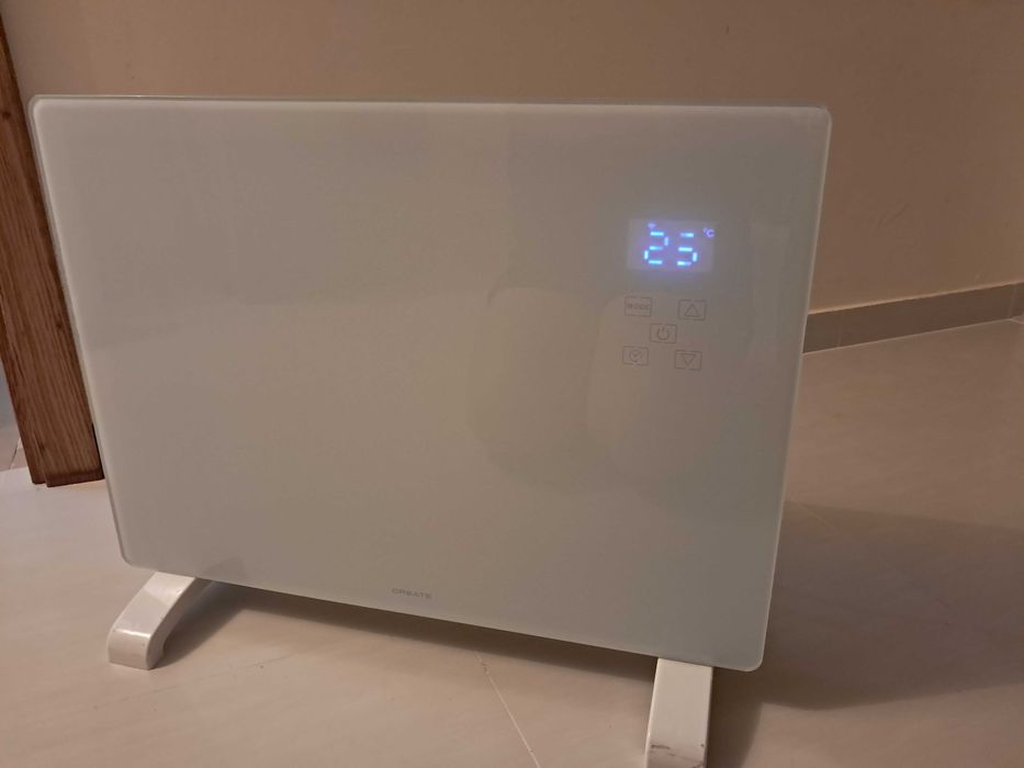 Convector elétrico de vidro com Wifi - 1500W
