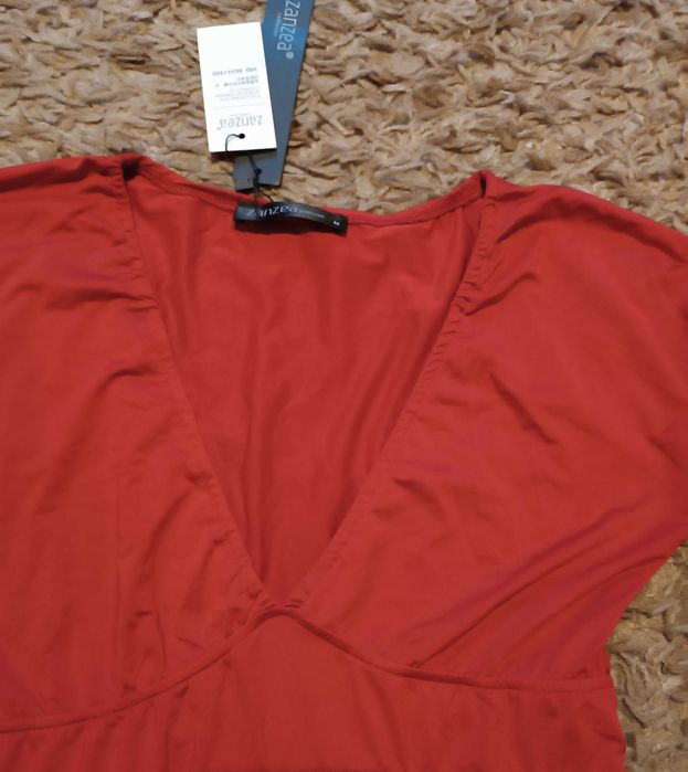 Bluzka bluzeczka  czerwona ZANZEA rozmiar "M"