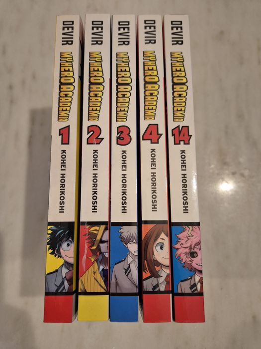 Lote 5 livros My Hero Academy