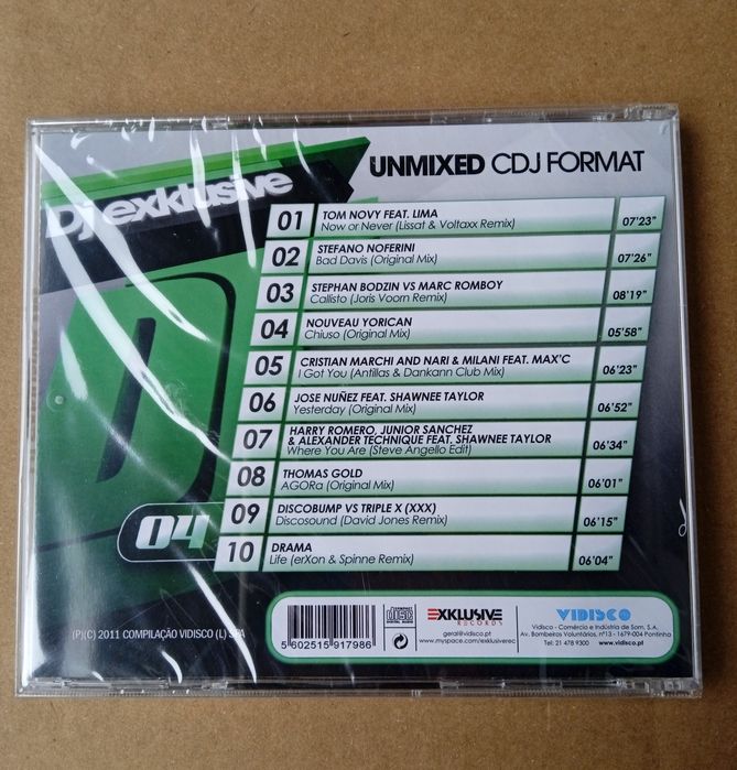 DJ Exklusive 4 -Cd NOVO e selado