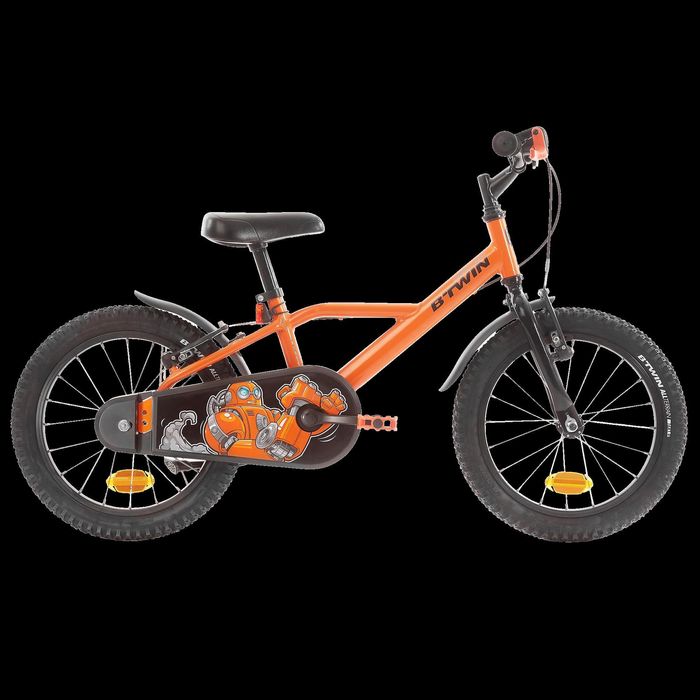 BICICLETA DE CRIANÇA 4-6 ANOS 500 ROBÔ 16 POLEGADAS