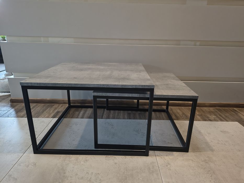 Zestaw 2 stolików kawowych