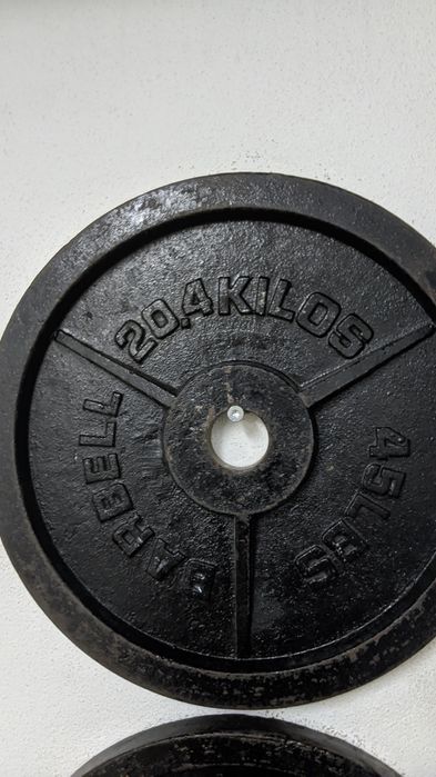 Discos olímpicos 20.4 kg / 50mm (Valor por Unidade)