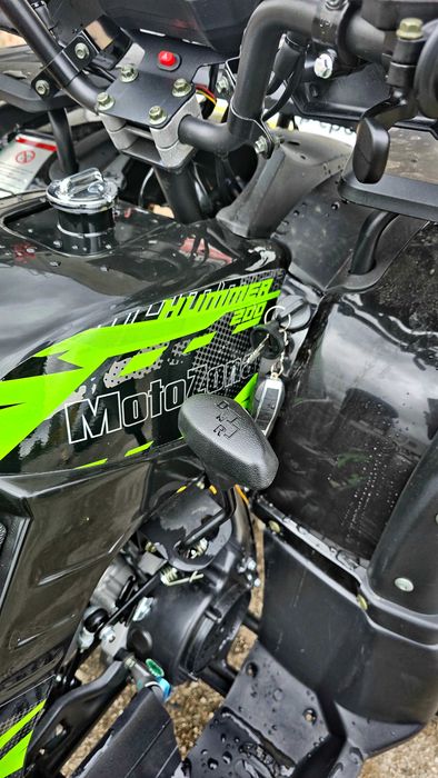 Квадроцикл Hummer 200cc Black LED — Гарантія! | Доставка! | Розстрочка! MotoZona