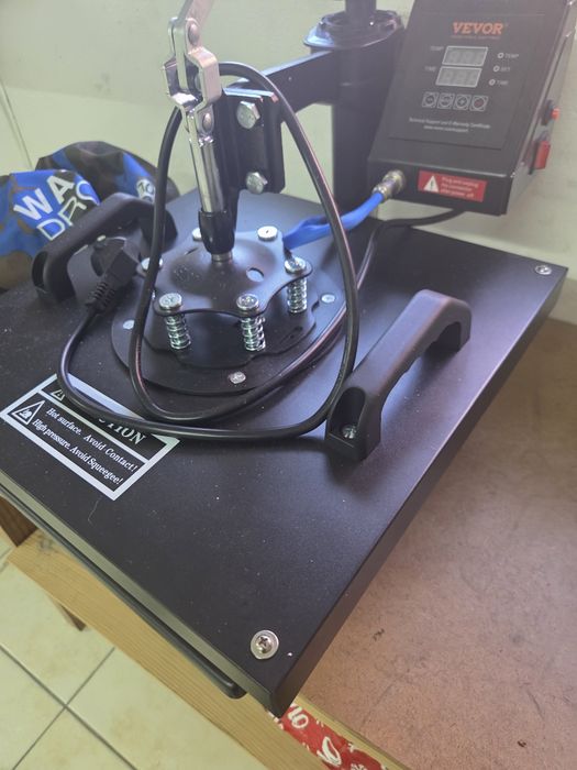 Prensa Térmica VEVOR 8 em 1 completamente