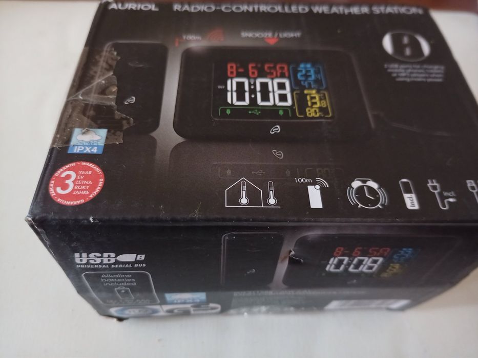 Метеостанція AURIOL з вуличним датчиком. Німеччина