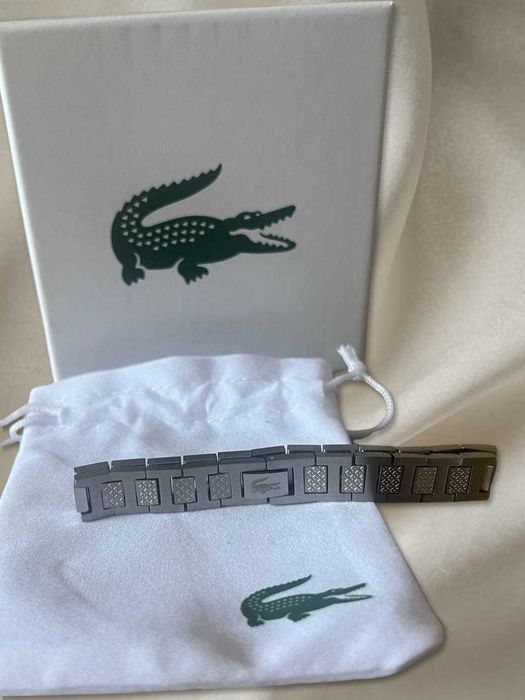 Oryginalna męska bransoletka Lacoste