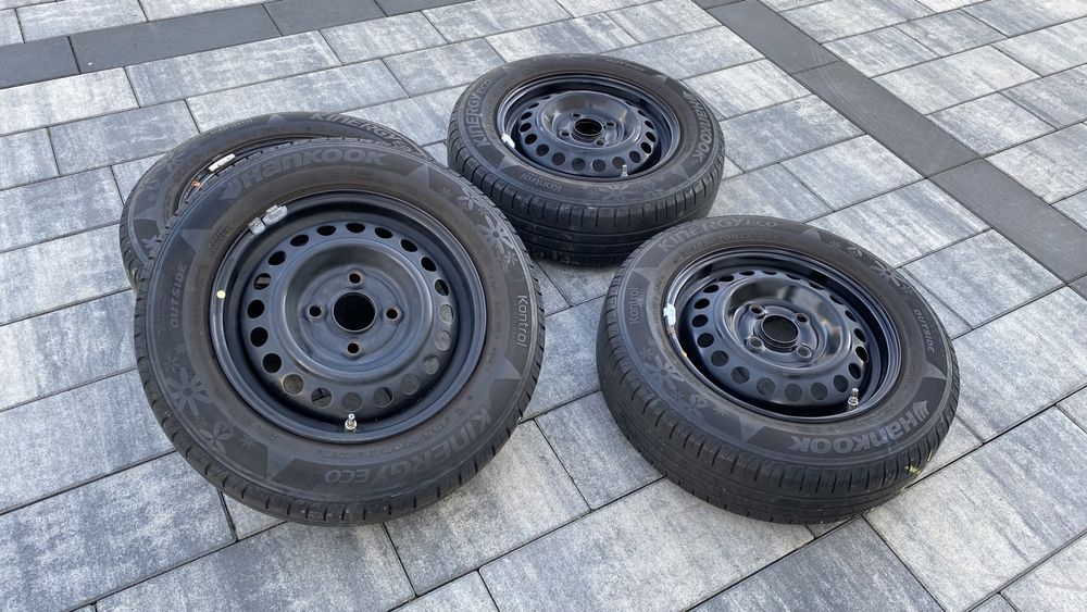 Koła felgi stalowe Kia Picanto 4x100 13 cali opony letnie czujniki