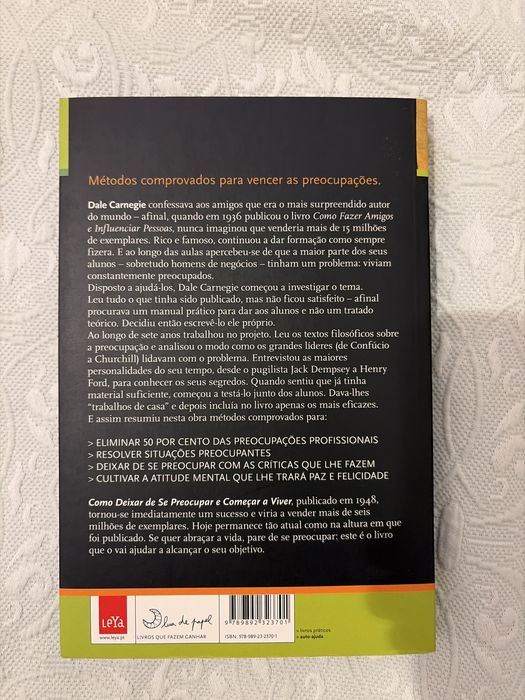 Como deixar de se preocupar e começar a viver, Dale Carnegie