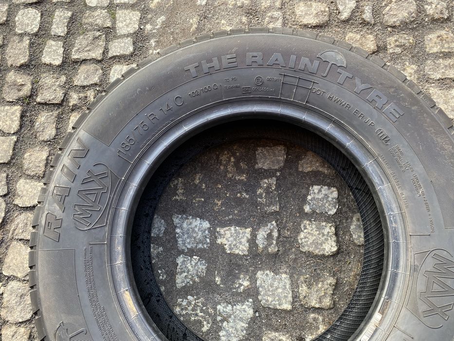 Dwie Opony 185/75R14C 102/100Q Uniroyal Rain Max The Rain Tyre, 8mm