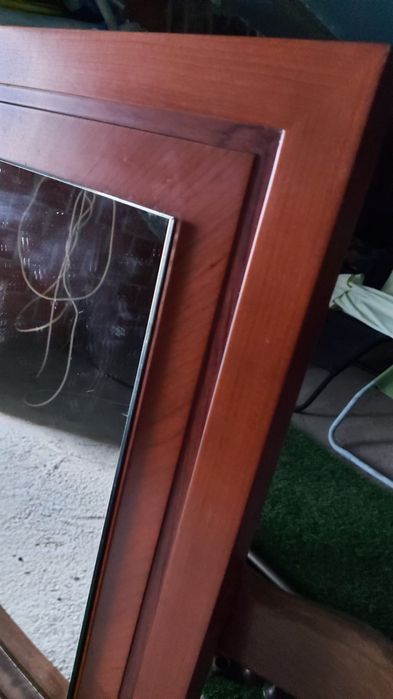 EXCELENTE ESTADO: Espelho madeira Cerejeira