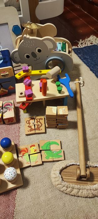 Якісні дерев'яні іграшки на вік 1-2 роки