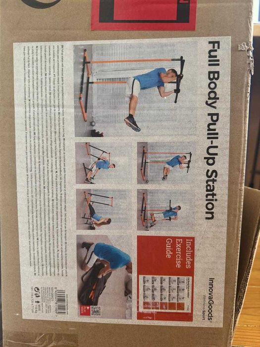 Estação de Elevações / Fitness Portátil InnovaGoods (c/ Saco e Caixa)