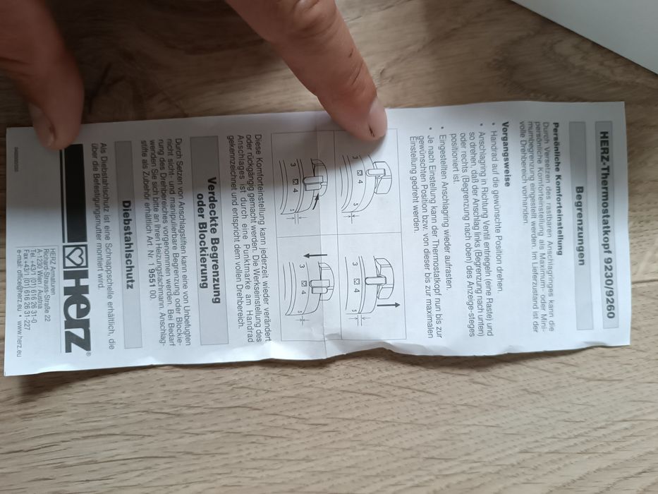 Głowice termostatyczne Herz