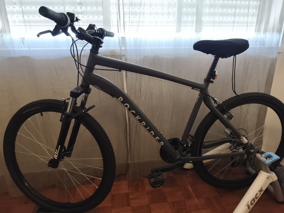 Bike Rock Rider e Rolo de treino Tacx