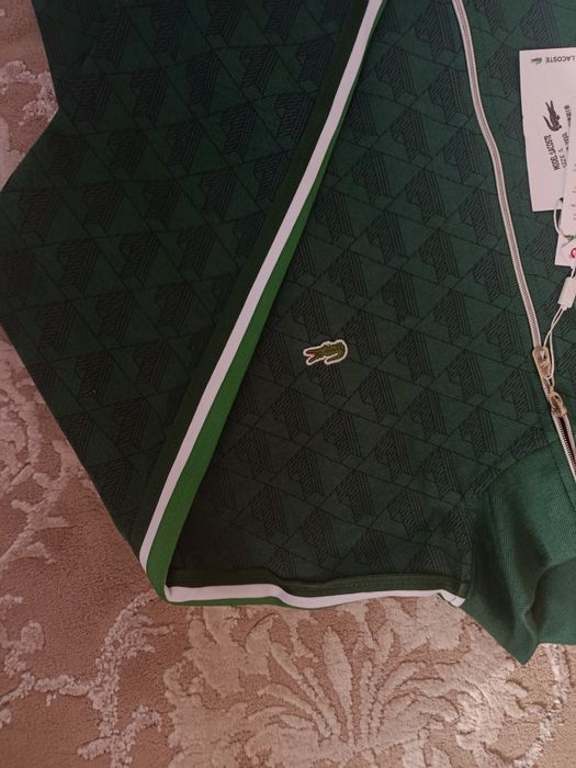 Bluza męska Lacoste Monogram - ciepła wygodna, rozmiar XL