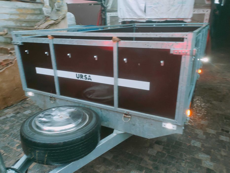 прицеп двохосний оцинкований URSA