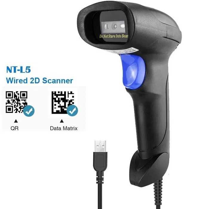 Scanner Leitor de Código de Barras e QR Code USB de Alta Sensibilidade NOVO