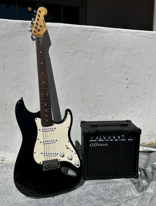 Guitarra elétrica + amplificador