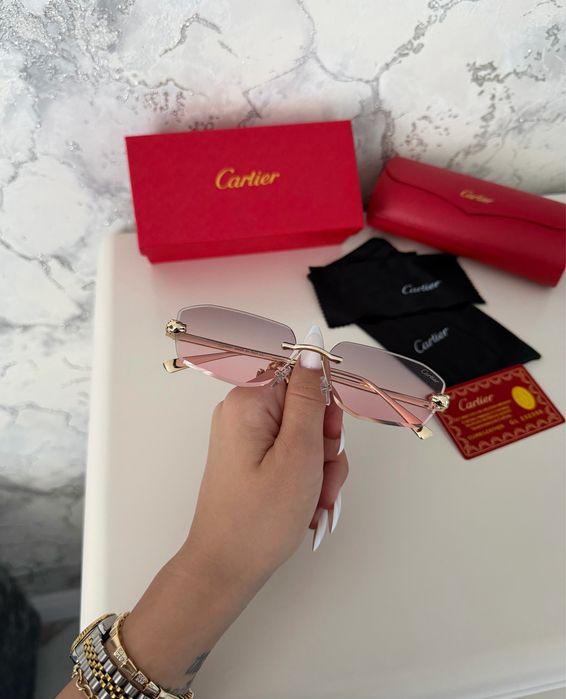 Солнцезащитные очки cartier полный комплект модель 2026