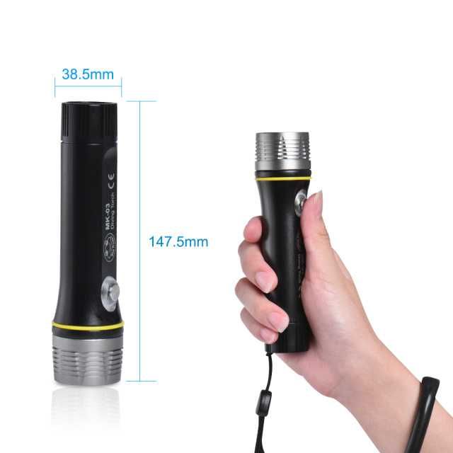 Ліхтарик Seafrogs MK-03 водонепроникний, дайвінг, Новий