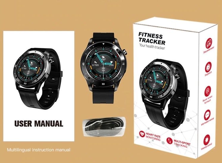 Relógio smartwatch para ios e android com frequência cardíaca