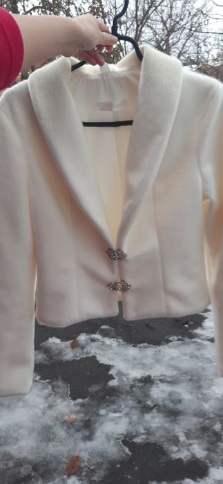 Весільна шубка піджак