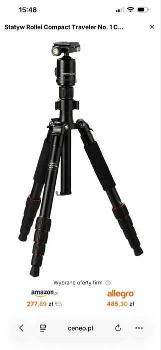 STATYW Rollei Compact Traveler No. 1 Czarny