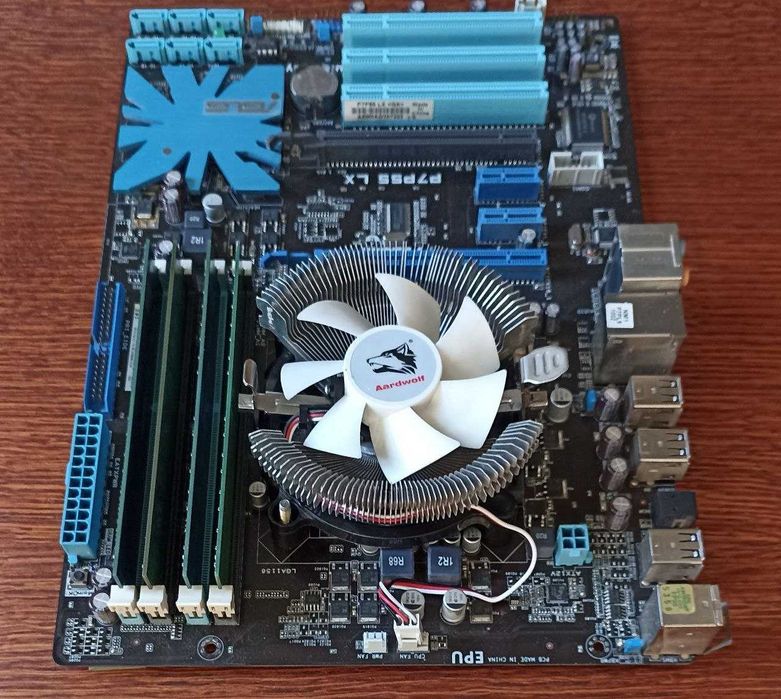 Материнская плата ASUS P7P55 LX LGA1156 с Процессором и ОЗУ