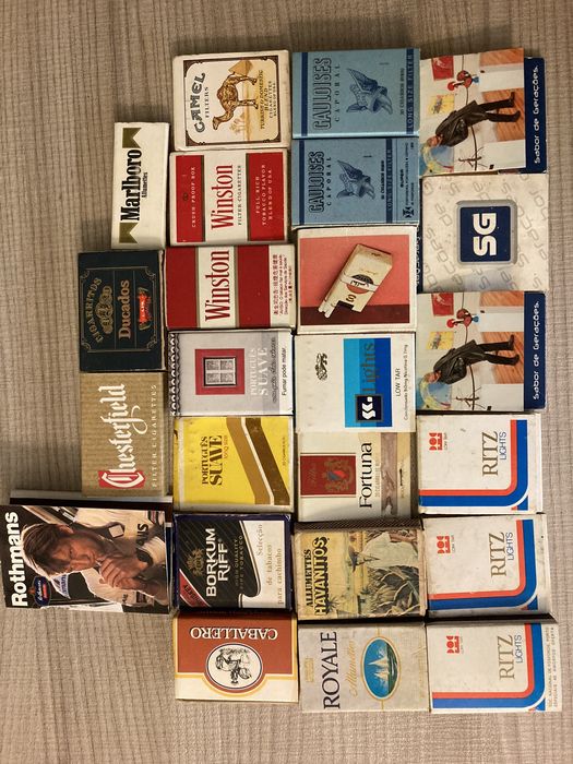 Caixas de Fosforos de Marcas de Tabaco